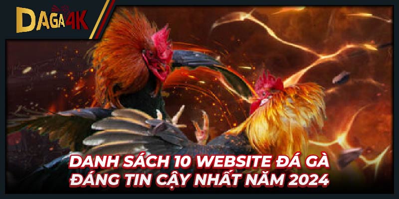 Danh sách 10 website đá gà đáng tin cậy nhất năm 2024