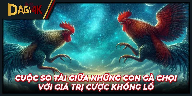 Cuộc so tài giữa những con gà chọi với giá trị cược khổng lồ